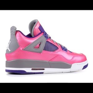 GIRLS AIR JORDAN 4 RETRO GS "PINK FOIL"